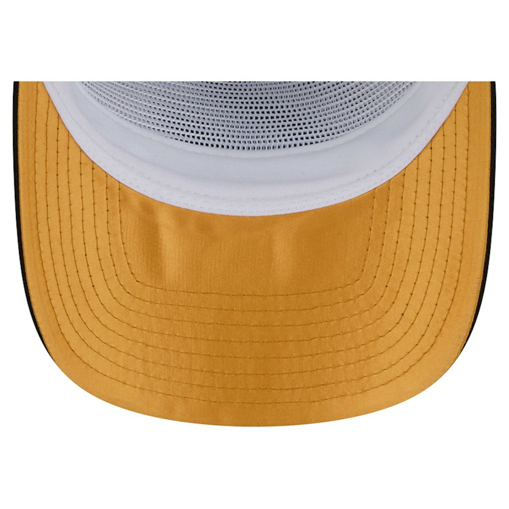 Pittsburgh Steelers New Era Patch 19TWENTY Adjustable Hat Black/White | NFL