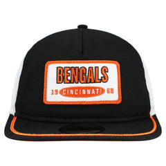 Cincinnati Bengals New Era Patch 19TWENTY Adjustable Hat Black/White | NFL
