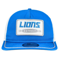 Detroit Lions New Era Patch 19TWENTY Adjustable Hat Blue/White | NFL