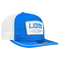 Detroit Lions New Era Patch 19TWENTY Adjustable Hat Blue/White | NFL