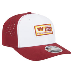 Washington Commanders New Era Established Patch 9SEVENTY Adjustable Hat White/Burgundy | NFL