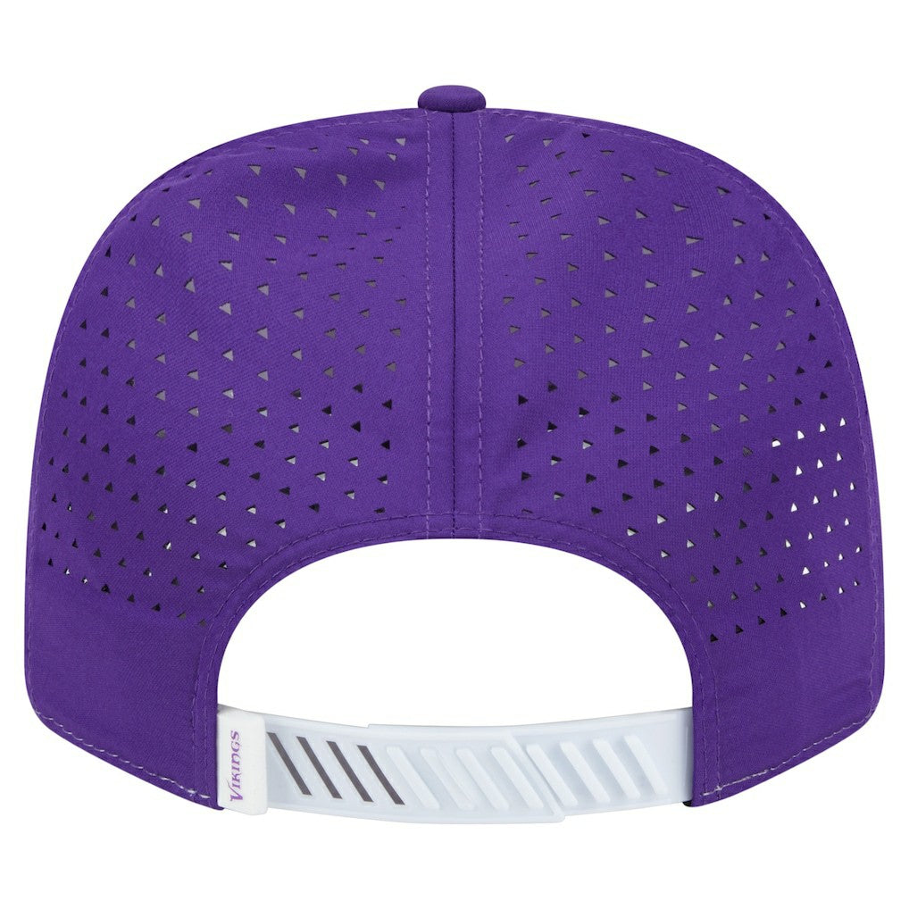 Minnesota Vikings New Era Established Patch 9SEVENTY Adjustable Hat White/Purple | NFL