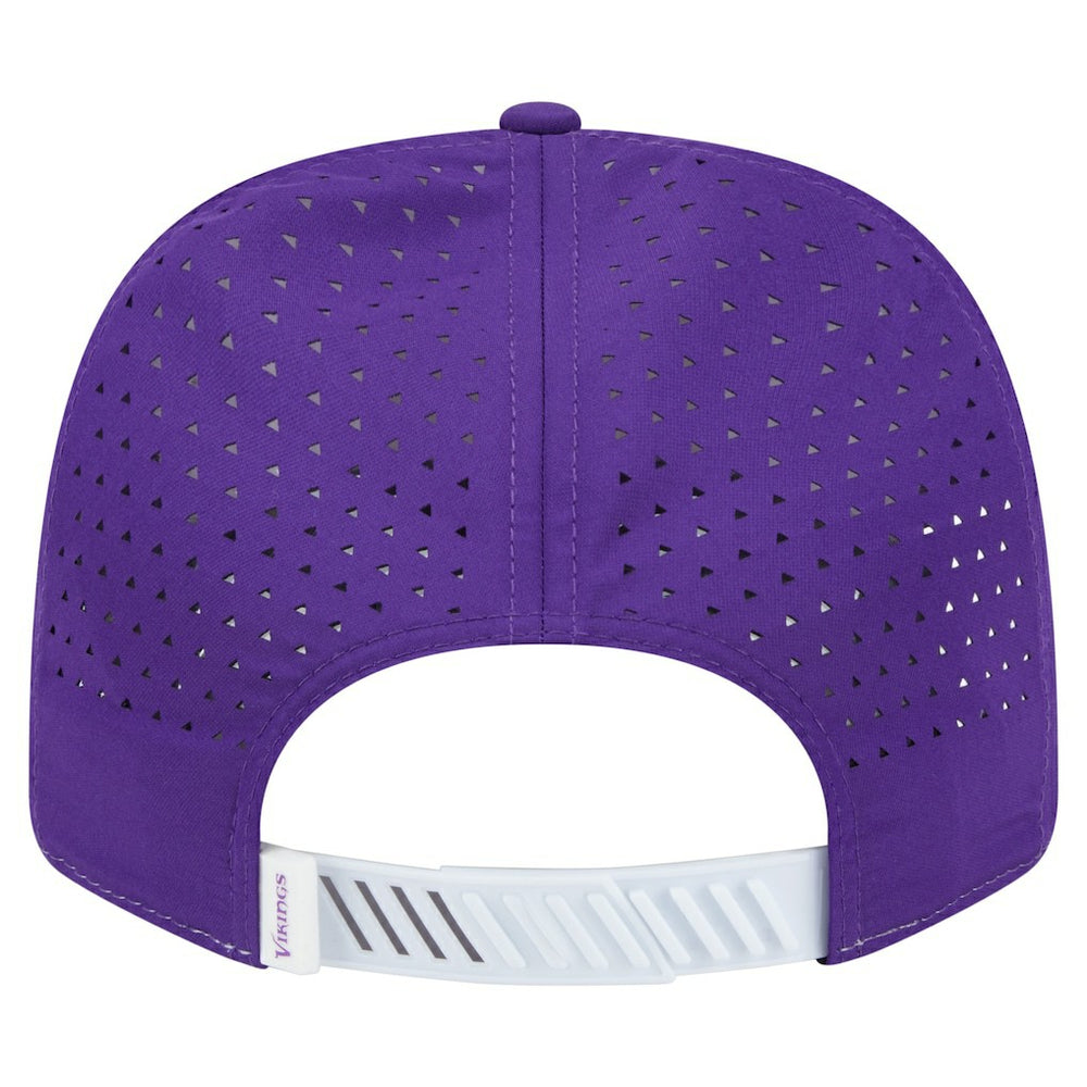 Minnesota Vikings New Era Established Patch 9SEVENTY Adjustable Hat White/Purple | NFL