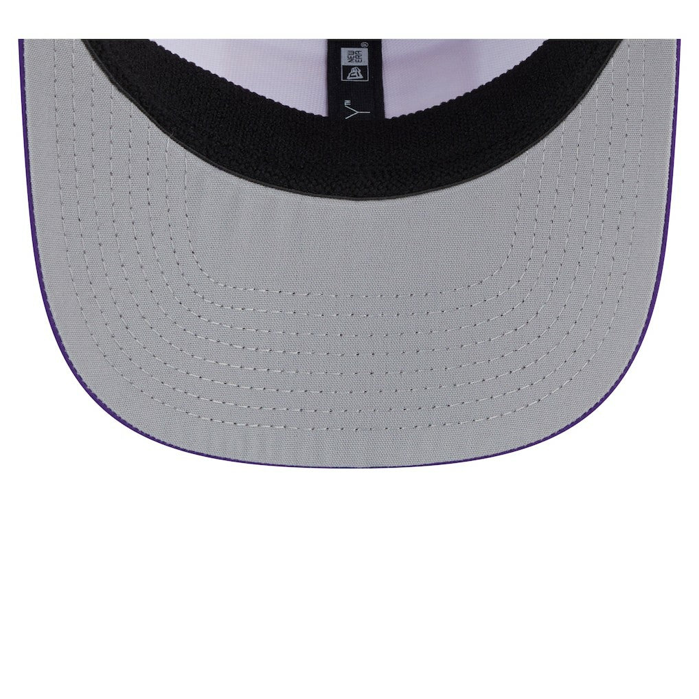 Minnesota Vikings New Era Established Patch 9SEVENTY Adjustable Hat White/Purple | NFL