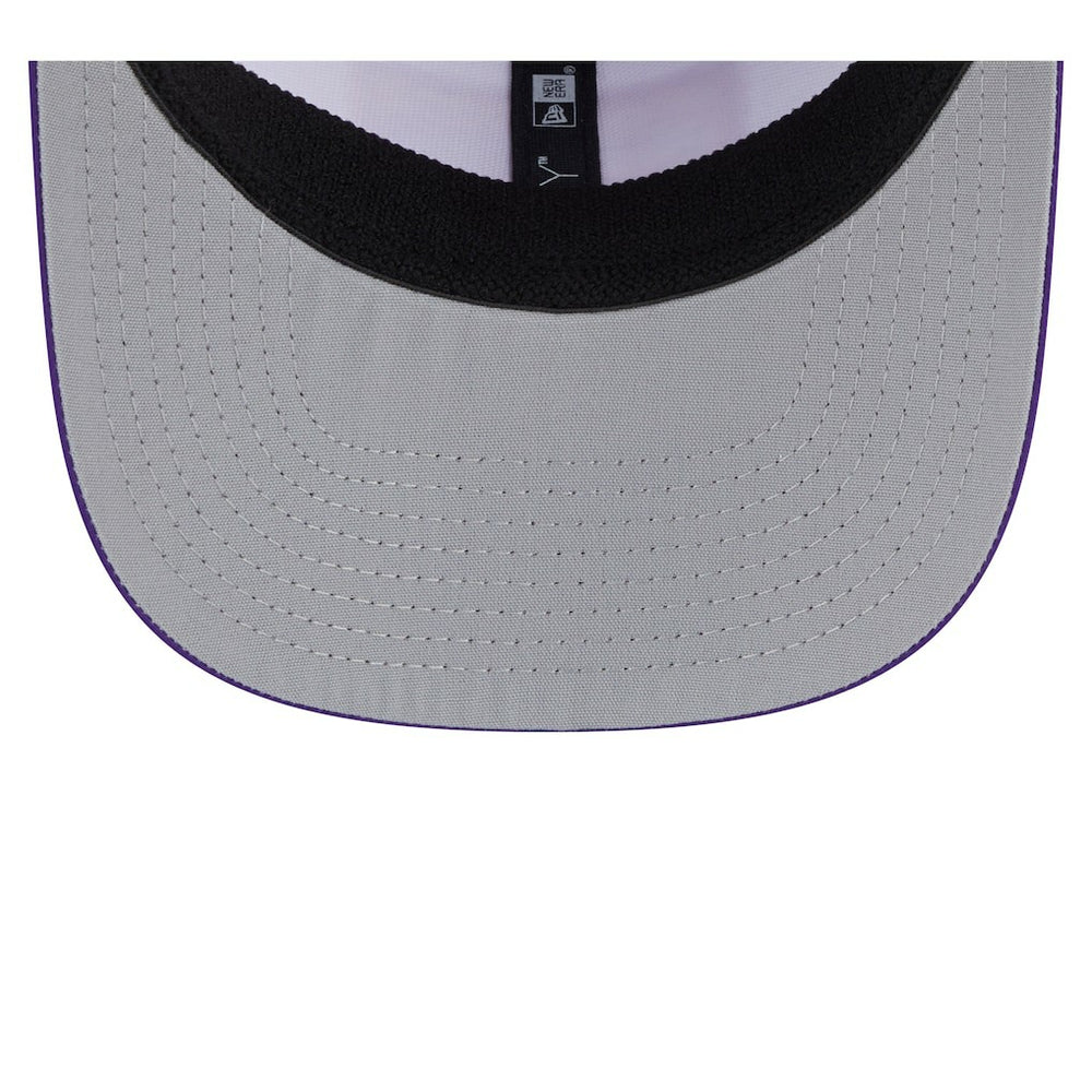 Minnesota Vikings New Era Established Patch 9SEVENTY Adjustable Hat White/Purple | NFL