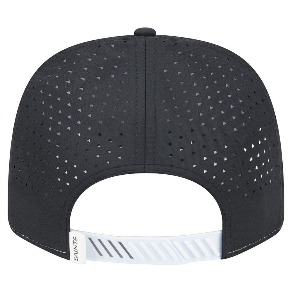 New Orleans Saints New Era Established Patch 9SEVENTY Adjustable Hat White/Black | NFL