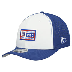 New York Giants New Era Established Patch 9SEVENTY Adjustable Hat White/Royal | NFL