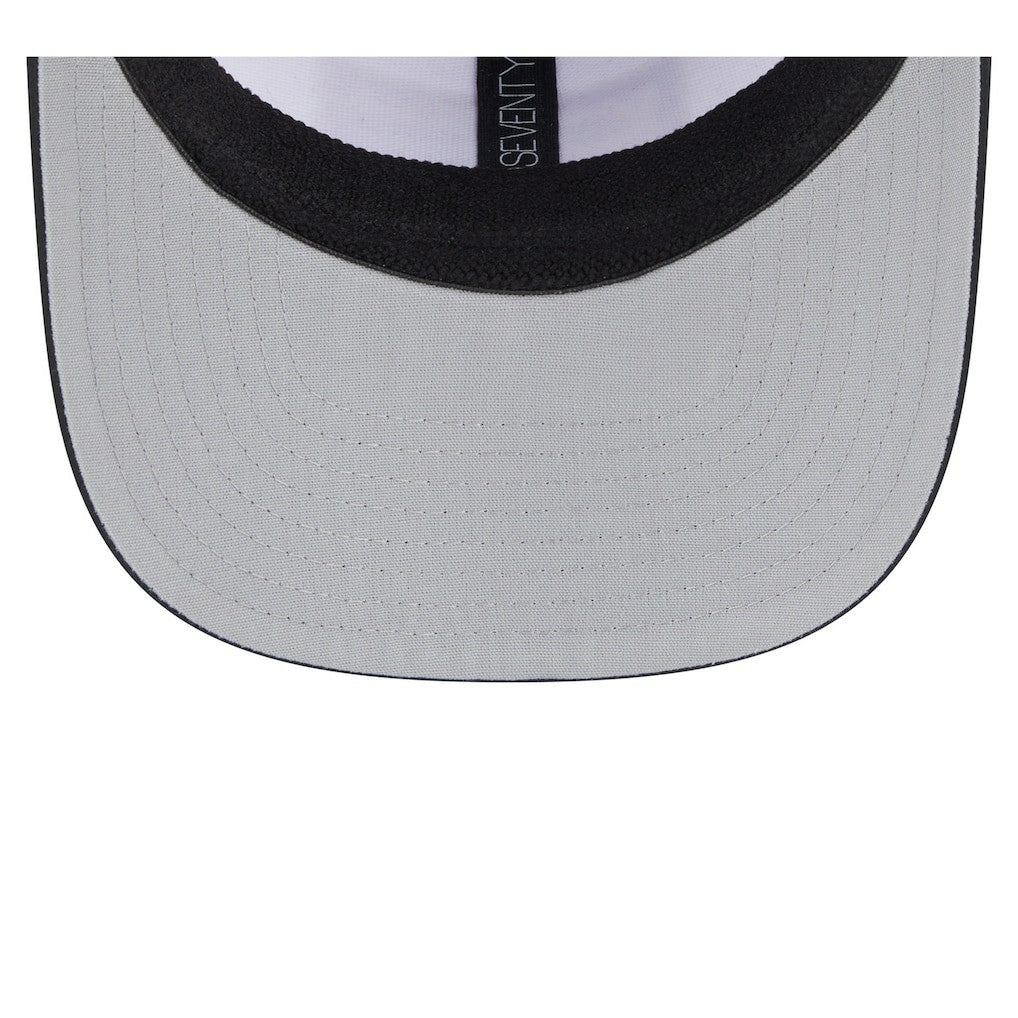 Baltimore Ravens New Era Established Patch 9SEVENTY Adjustable Hat White/Black | NFL