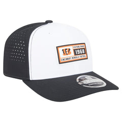 Cincinnati Bengals New Era Established Patch 9SEVENTY Adjustable Hat White/Black | NFL