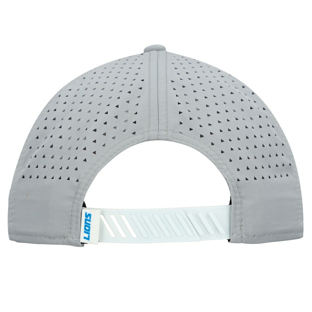 Detroit Lions New Era Established Patch 9SEVENTY Adjustable Hat White/Silver | NFL