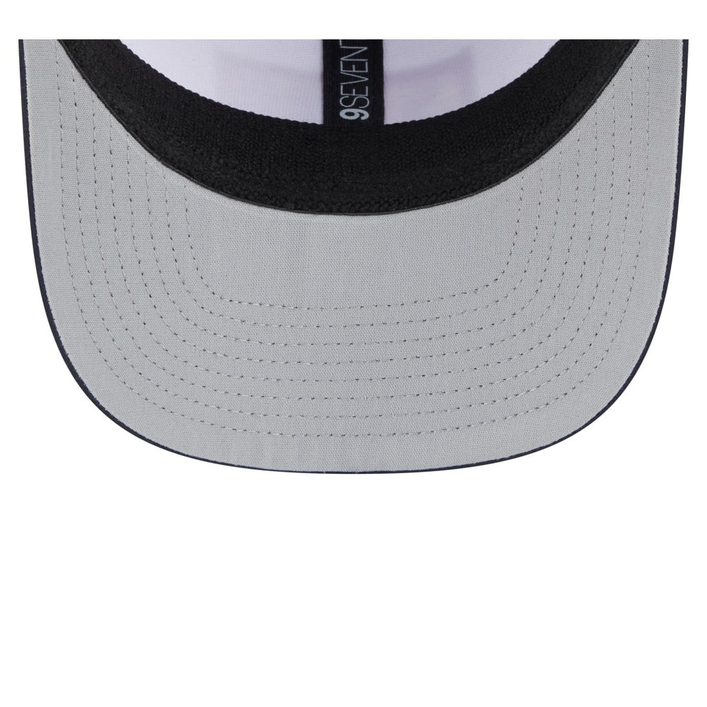 Houston Texans New Era Established Patch 9SEVENTY Adjustable Hat White/Navy | NFL