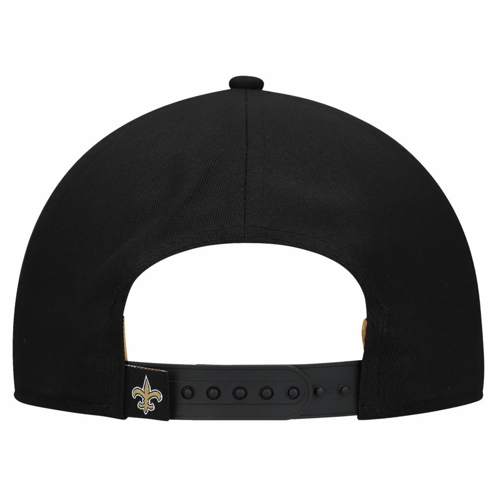 New Orleans Saints New Era Women's Metallic 9FORTY M-Crown A-Frame Adjustable Hat Black | NFL