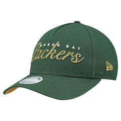 Green Bay Packers New Era Women's Metallic 9FORTY M-Crown A-Frame Adjustable Hat Green | NFL