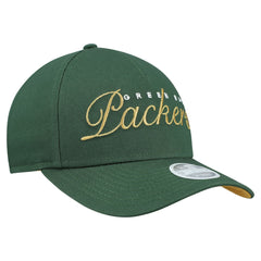 Green Bay Packers New Era Women's Metallic 9FORTY M-Crown A-Frame Adjustable Hat Green | NFL