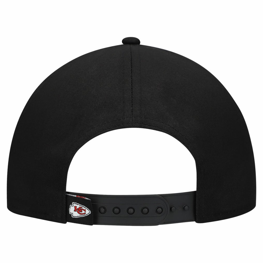 Kansas City Chiefs New Era Women's Metallic 9FORTY M-Crown A-Frame Adjustable Hat Black | NFL