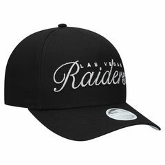 Las Vegas Raiders New Era Women's Metallic 9FORTY M-Crown A-Frame Adjustable Hat Black | NFL