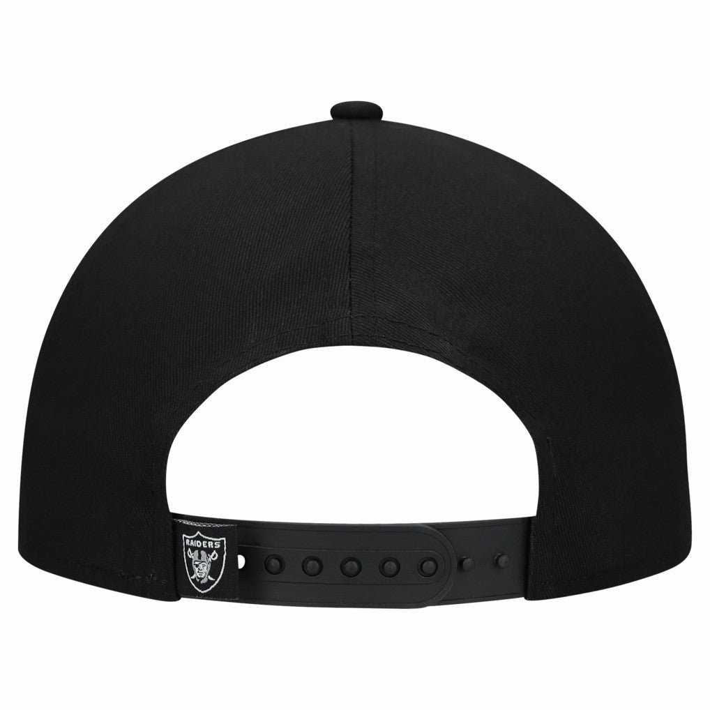 Las Vegas Raiders New Era Women's Metallic 9FORTY M-Crown A-Frame Adjustable Hat Black | NFL
