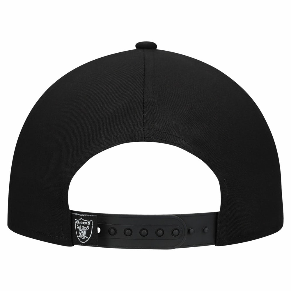 Las Vegas Raiders New Era Women's Metallic 9FORTY M-Crown A-Frame Adjustable Hat Black | NFL