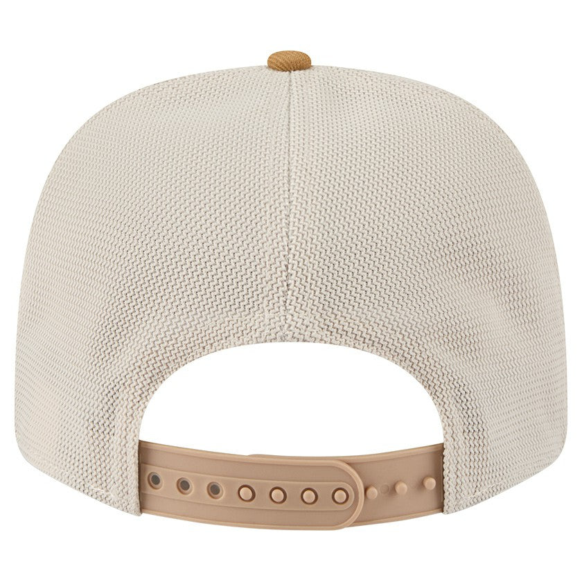 New York Jets New Era Two-Tone Trucker 9SEVENTY Adjustable Hat Light Beige | NFL