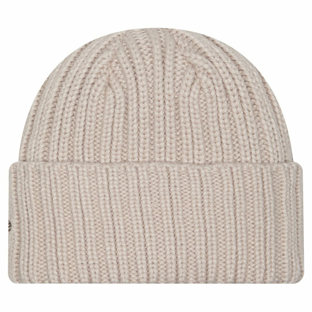 Buffalo Bills New Era Logo Applique Cuffed Knit Hat Light Beige | NFL