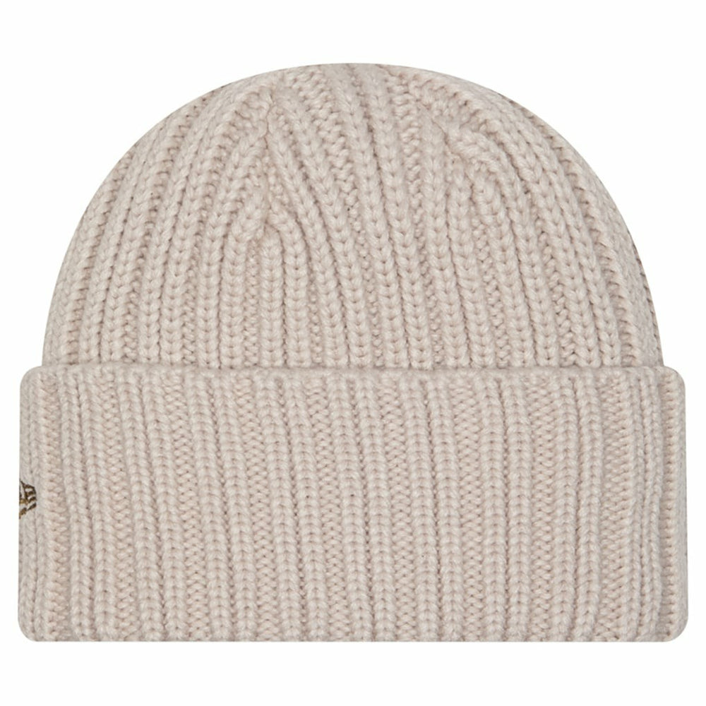 Cincinnati Bengals New Era Logo Applique Cuffed Knit Hat Light Beige | NFL