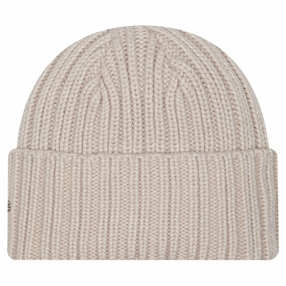 Cleveland Browns New Era Logo Applique Cuffed Knit Hat Light Beige | NFL