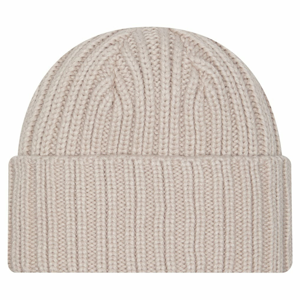 Detroit Lions New Era Logo Applique Cuffed Knit Hat Light Beige | NFL