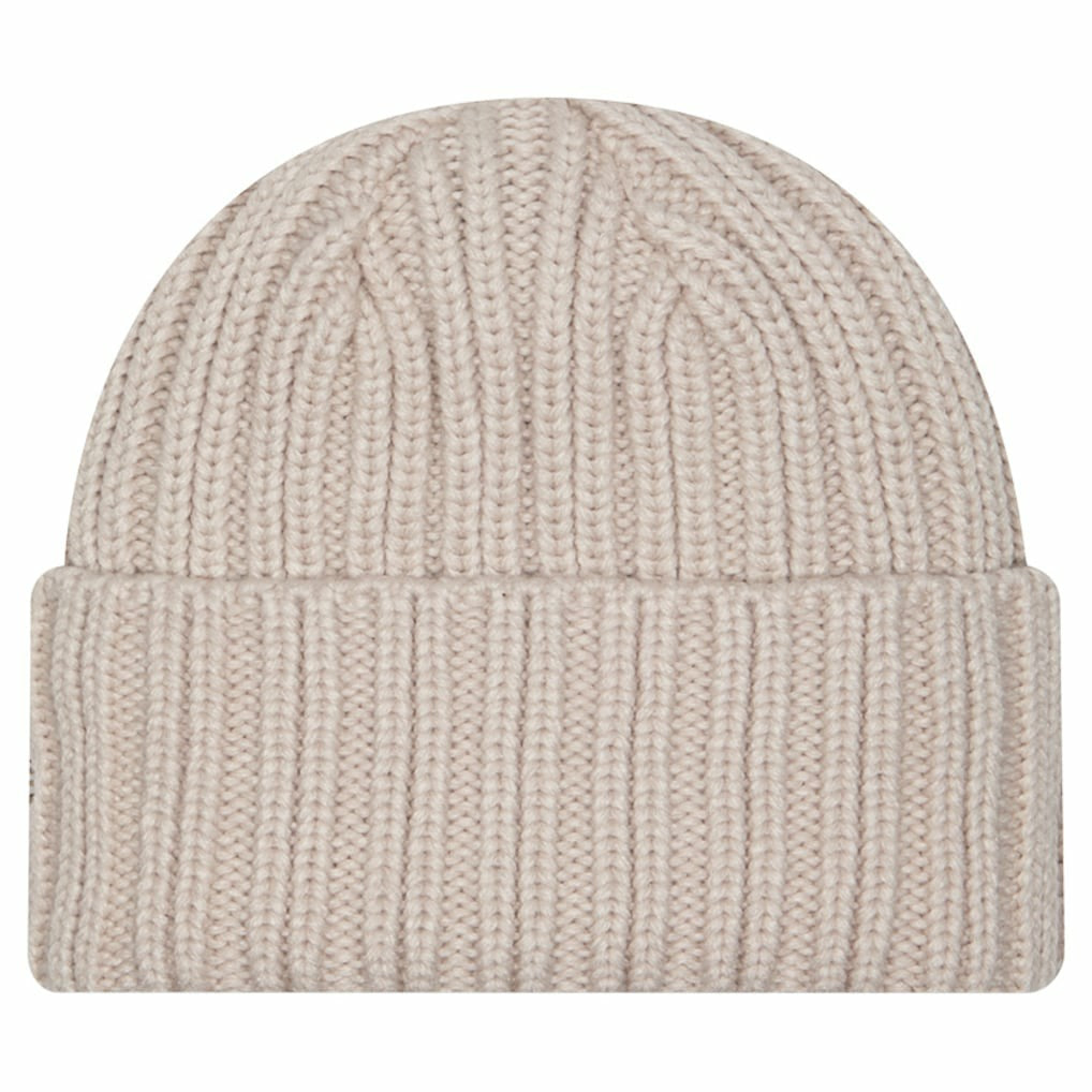 Minnesota Vikings New Era Logo Applique Cuffed Knit Hat Light Beige | NFL