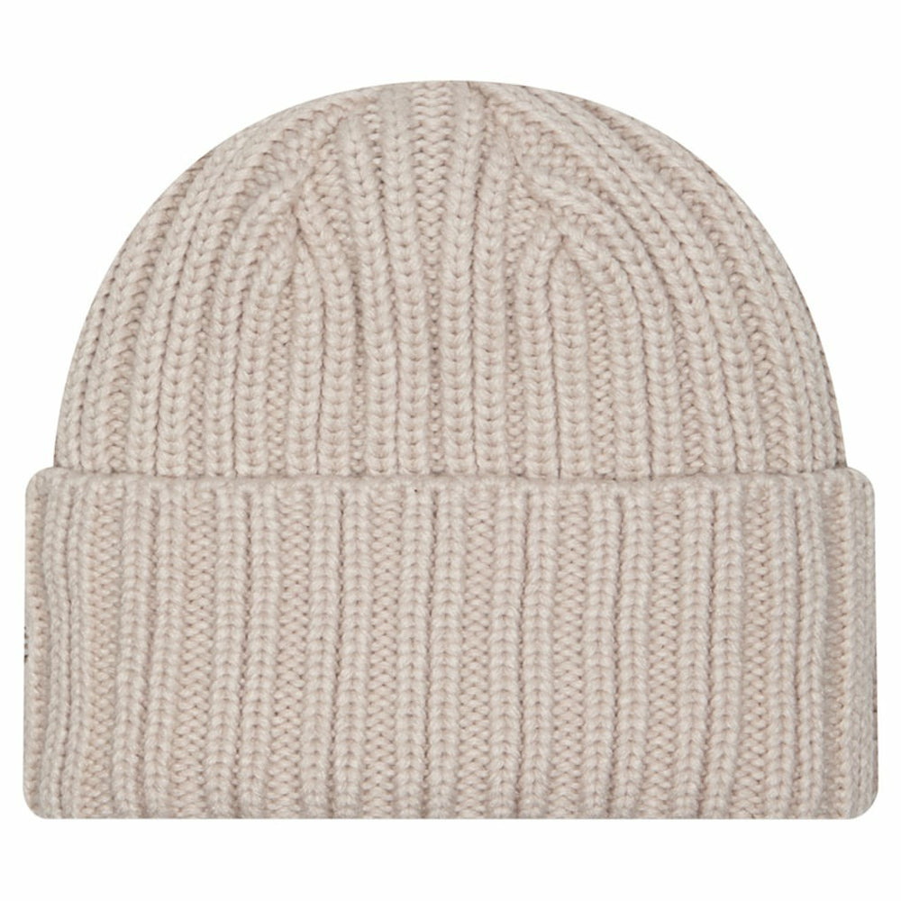 Minnesota Vikings New Era Logo Applique Cuffed Knit Hat Light Beige | NFL