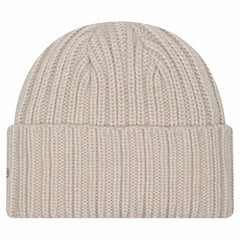 Miami Dolphins New Era Logo Applique Cuffed Knit Hat Light Beige | NFL