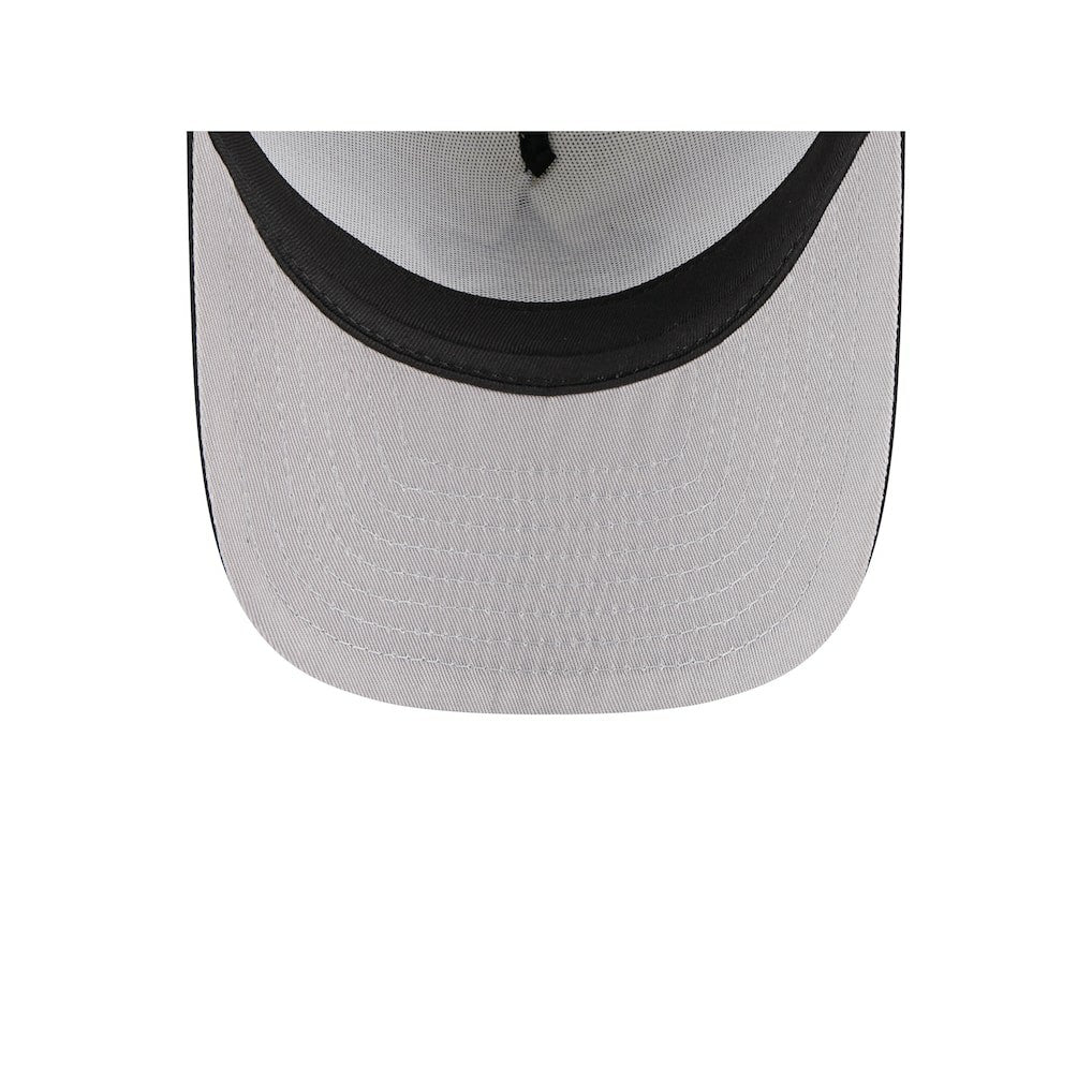 New Orleans Saints New Era Banner A-Frame 9FIFTY Trucker Snapback Hat Cream/Black | NFL
