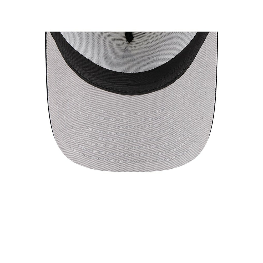 New Orleans Saints New Era Banner A-Frame 9FIFTY Trucker Snapback Hat Cream/Black | NFL