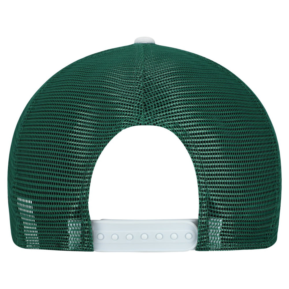 New York Jets New Era Banner A-Frame 9FIFTY Snapback Hat Cream/Green | NFL