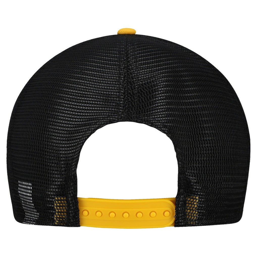 Pittsburgh Steelers New Era Banner A-Frame 9FIFTY Snapback Hat Cream/Black | NFL