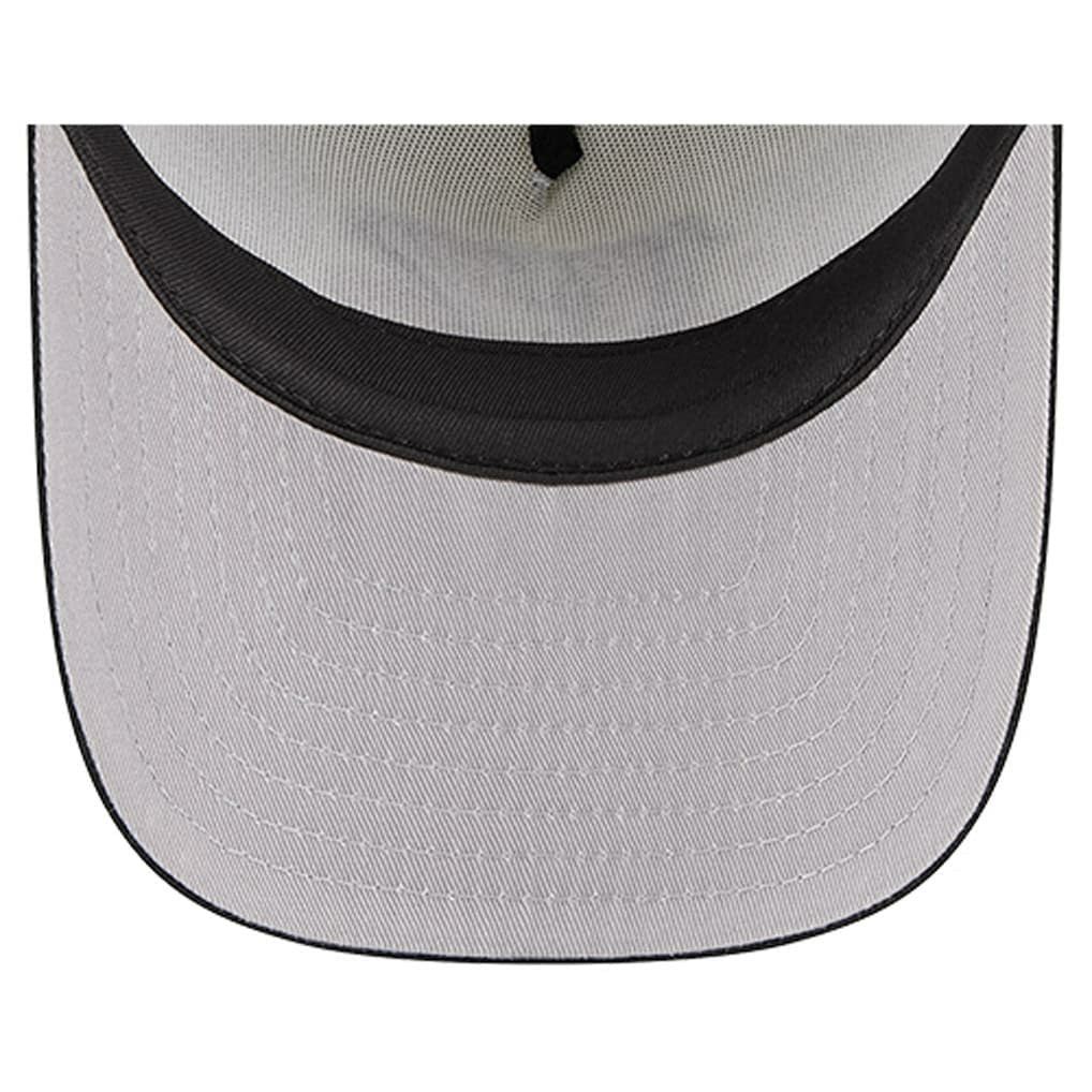 Cincinnati Bengals New Era Banner A-Frame 9FIFTY Trucker Snapback Hat Cream/Black | NFL