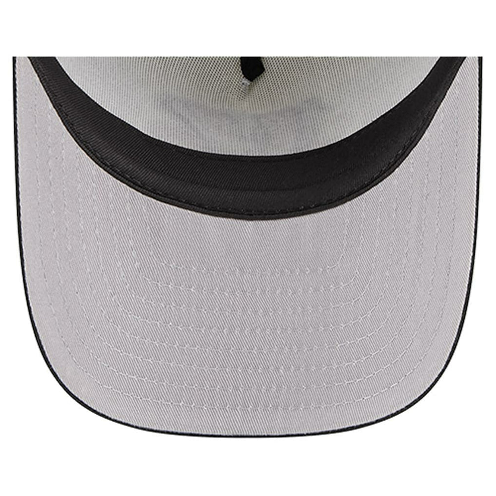 Cincinnati Bengals New Era Banner A-Frame 9FIFTY Trucker Snapback Hat Cream/Black | NFL