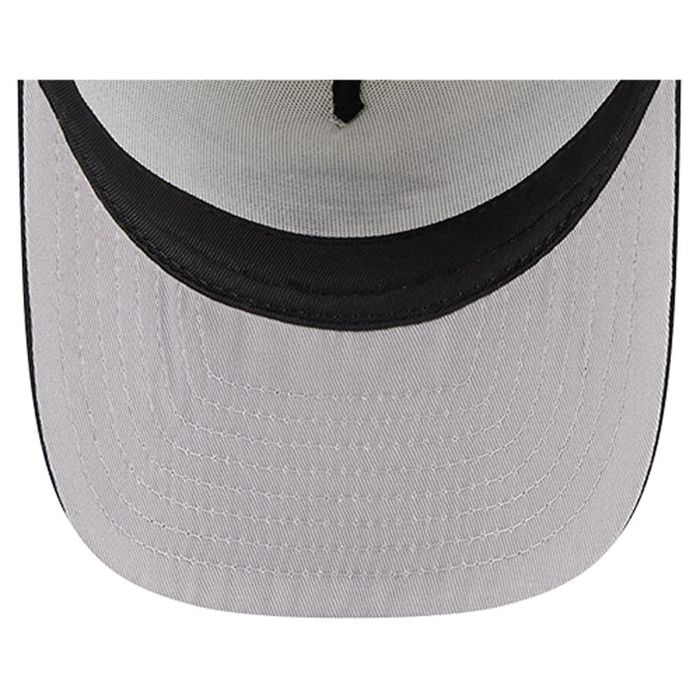 Baltimore Ravens New Era Banner A-Frame 9FIFTY Trucker Snapback Hat Cream/Black | NFL