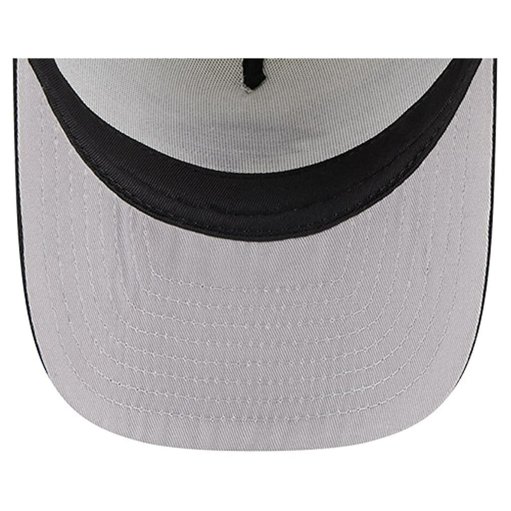 Baltimore Ravens New Era Banner A-Frame 9FIFTY Trucker Snapback Hat Cream/Black | NFL