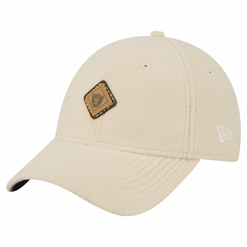 Las Vegas Raiders New Era Women's Comfy 9FORTY Adjustable Hat Cream | NFL