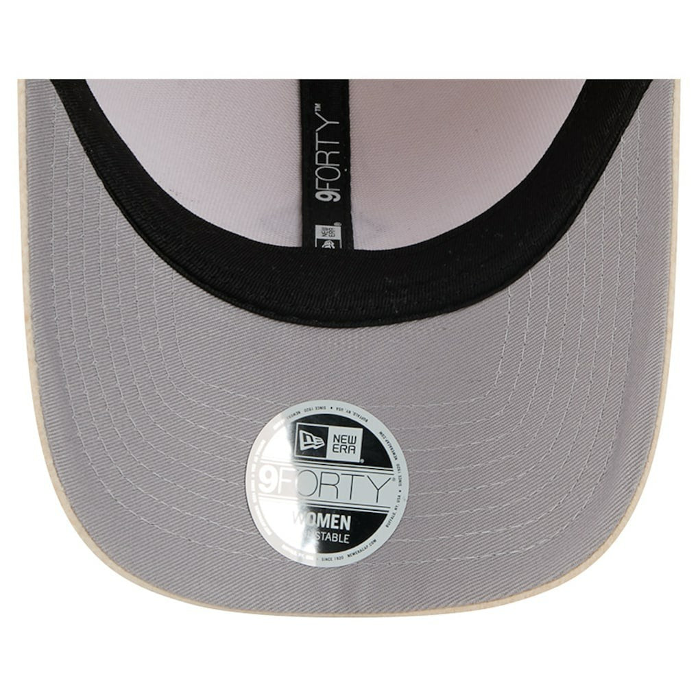 Las Vegas Raiders New Era Women's Comfy 9FORTY Adjustable Hat Cream | NFL