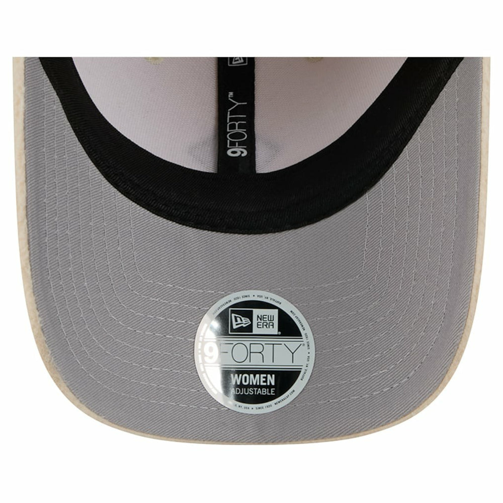 Detroit Lions New Era Women's Comfy 9FORTY Adjustable Hat Cream | NFL