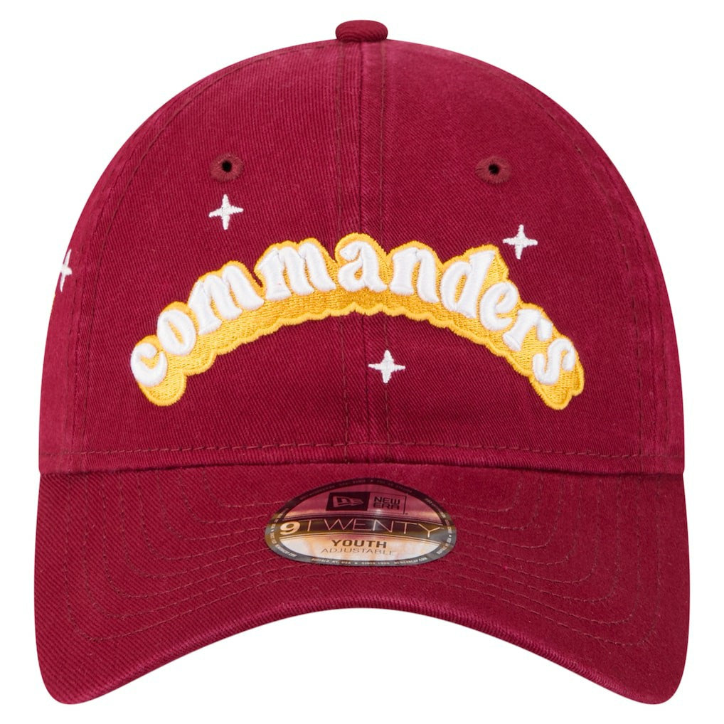Washington Commanders New Era Girls Youth Cheer 9TWENTY Adjustable Hat Burgundy | NFL