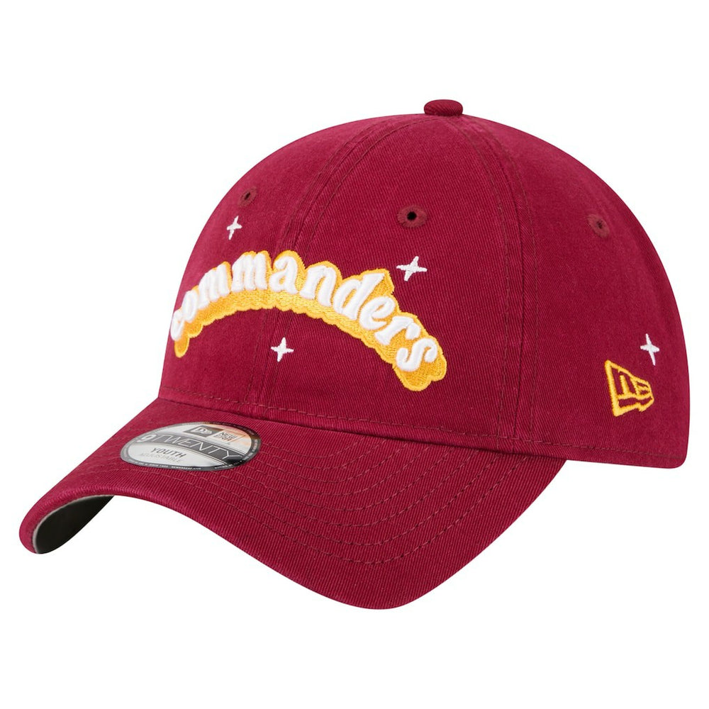 Washington Commanders New Era Girls Youth Cheer 9TWENTY Adjustable Hat Burgundy | NFL