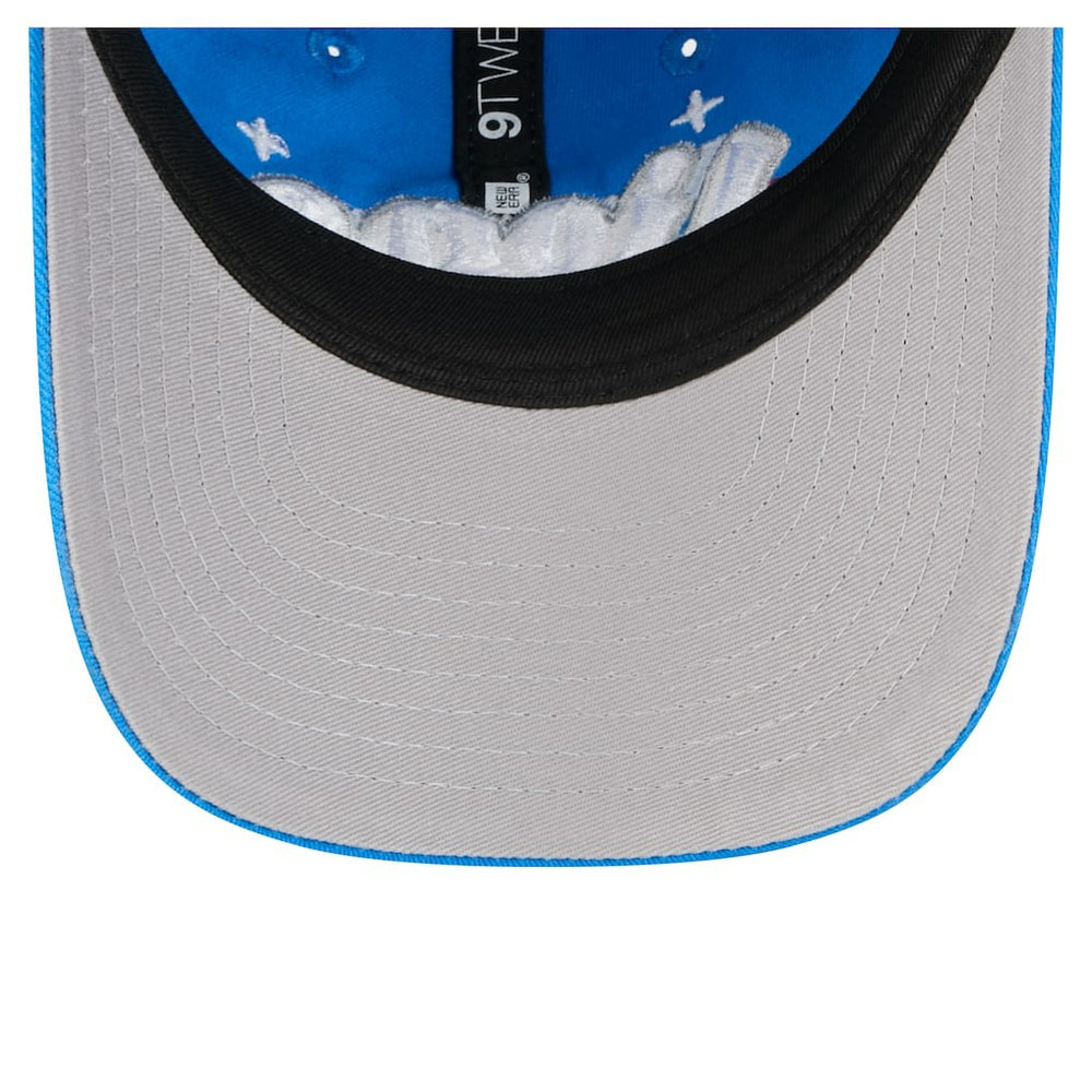 Detroit Lions New Era Girls Youth Cheer 9TWENTY Adjustable Hat Blue | NFL
