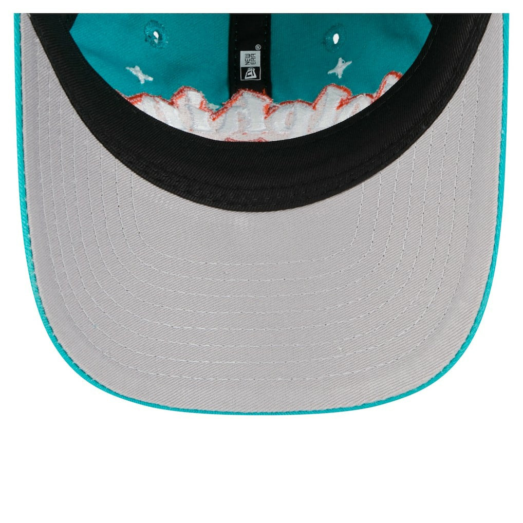 Miami Dolphins New Era Girls Youth Cheer 9TWENTY Adjustable Hat Aqua | NFL