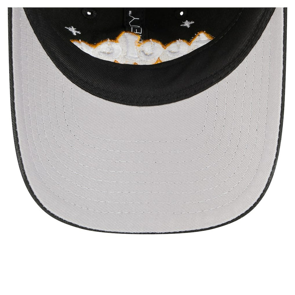 Pittsburgh Steelers New Era Girls Youth Cheer 9TWENTY Adjustable Hat Black | NFL