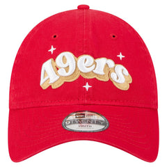 San Francisco 49ers New Era Girls Youth Cheer 9TWENTY Adjustable Hat Scarlet | NFL