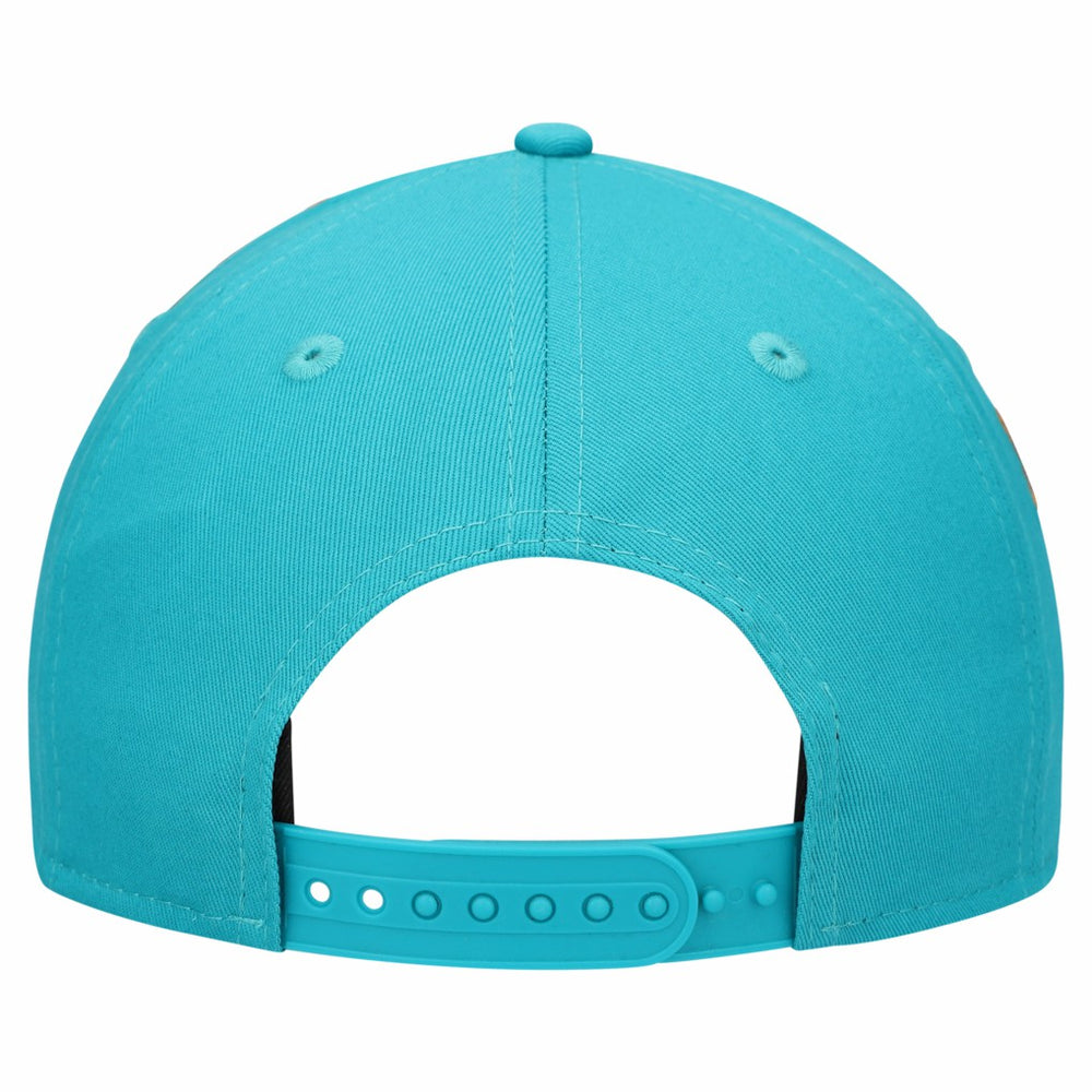 Miami Dolphins New Era Women's Stardom A-Frame 9FORTY Adjustable Hat Aqua | NFL
