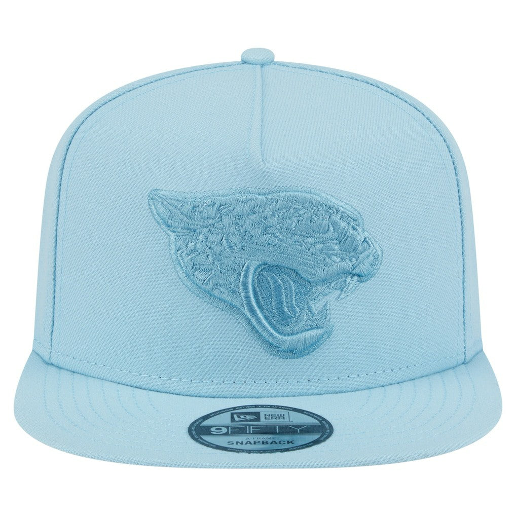 Jacksonville Jaguars New Era Color Pack A-Frame 9FIFTY Snapback Hat Light Blue | NFL