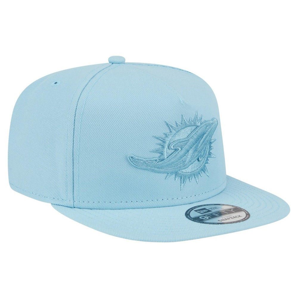 Miami Dolphins New Era Color Pack A-Frame 9FIFTY Snapback Hat Light Blue | NFL